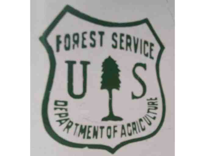 RARE Vintage Authentic National Forest 'HAZARDOUS ASCENT' sign