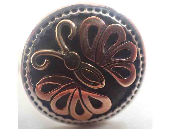 Medallion Butterfly Ring - from Far Fetched, Fair Trade Artisan Jewelry