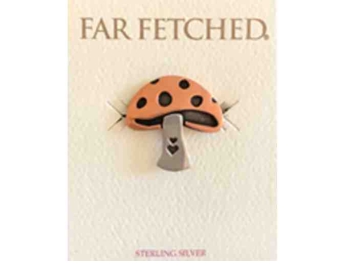 Whimsy Mushroom Pin - from Far Fetched, fair-trade artisan jewelry