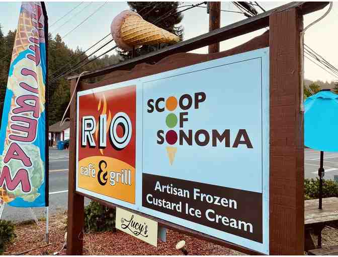 $20 Gift Certificate for Scoop Ice Cream in Monte Rio CA