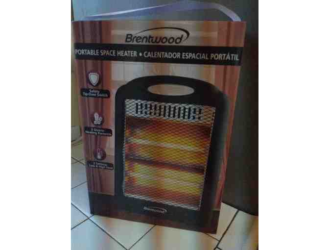 Brentwood H-Q600W 600-Watt Portable Space Heater, Black - NEW