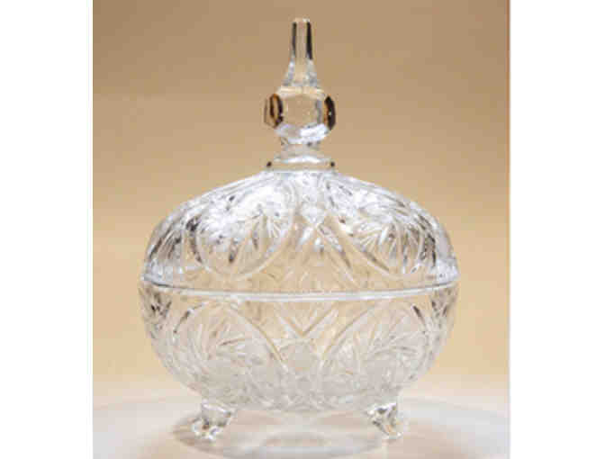 Beautiful Authentic Waterford Crystal Candy Dish with lid