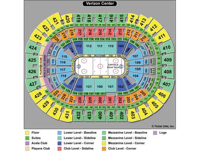 Two Tickets to the 1st Round Playoff 5th Game on 4/22/16* - Washington Capitals