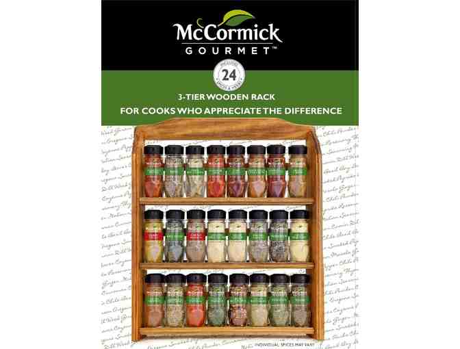 McCormick 3 Tier Spice Rack with 24 Herbs & Spices