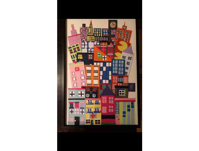 Mrs. Oines' Class Art Project - 'We Built This City'