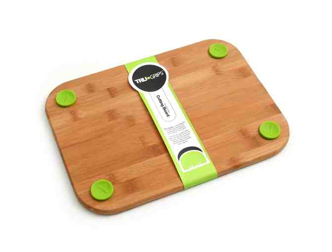 Bamboo Cutting Board Gift Set Small with wine