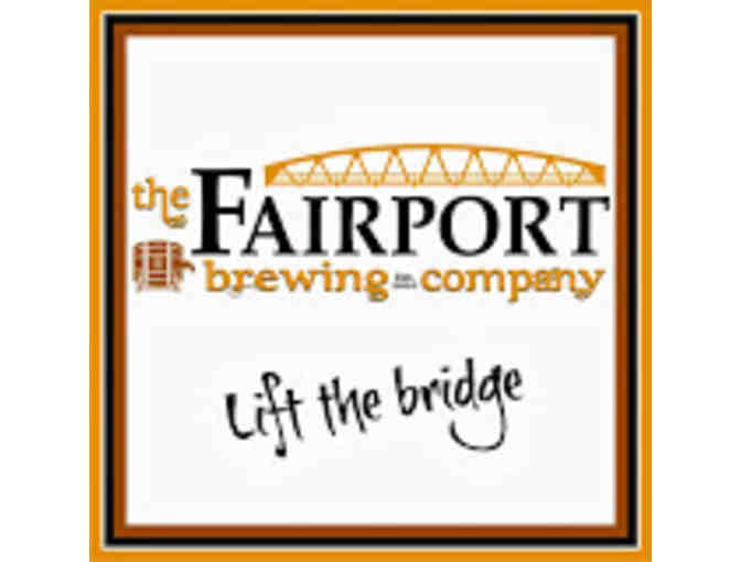 Fairport Brewing Company- 2 Bottles of Beer and Glasses
