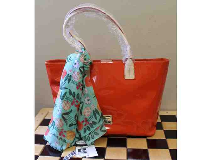 4th Grade Basket - Dooney & Bourke Large Shopper Bag plus Scarf