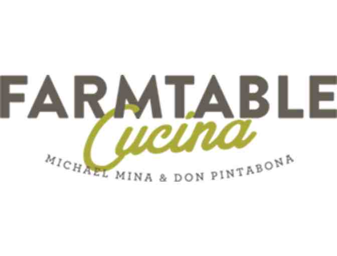 Four Course Chef's Tasting Dinner at Farmtable Cucina