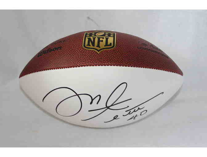 Autographed Football signed by Mike Alstott
