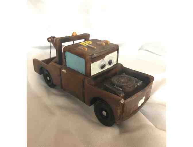Hand-Painted Mater Derby Car with Hot Wheels Car Kit