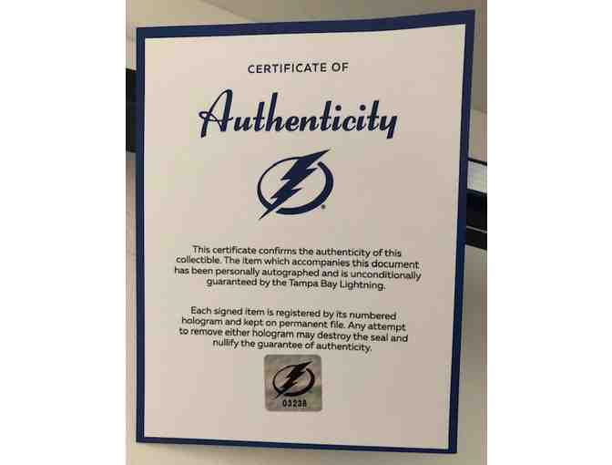 Autographed Tampa Bay Lightning Team Hockey Stick