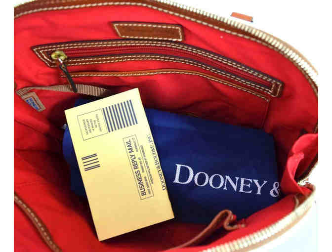 Fancy Finds:  Dooney & Bourke Pebbled Leather Zip Top Crossbody Satchel