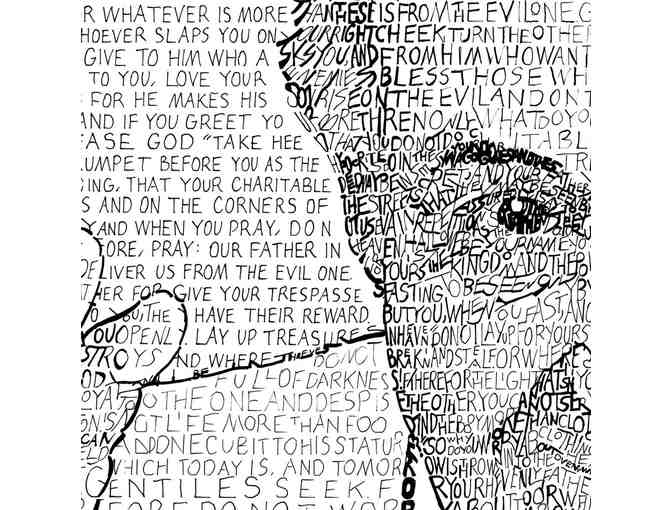 4. Pope Francis Framed Word Art Print