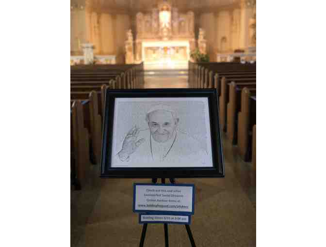 4. Pope Francis Framed Word Art Print