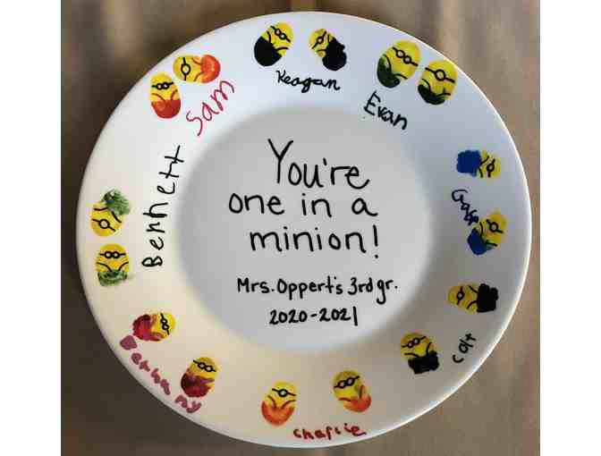 3rd grade 'You're One in a Minion' plate