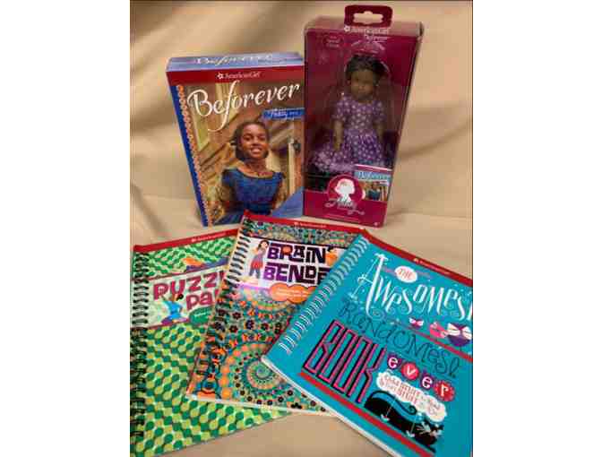 American Girl Addy Mini Doll & Books & AG Puzzle Books