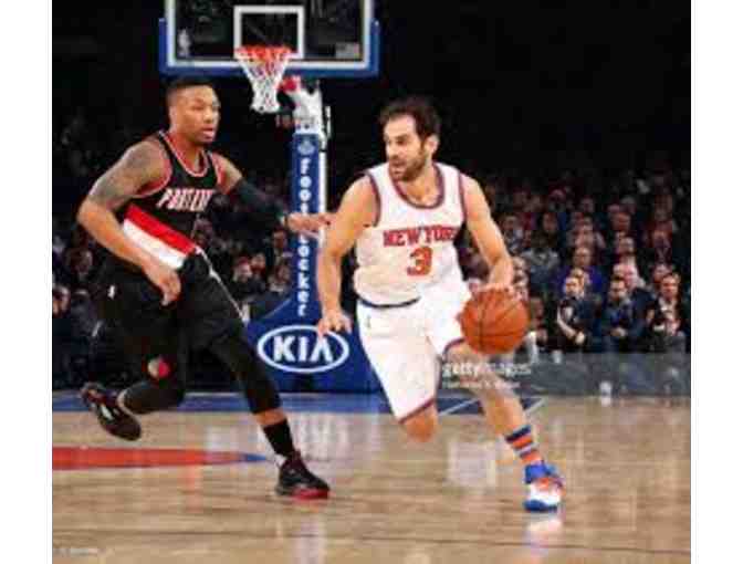 4 Lower Level Tickets to a New York Knicks Basketball Game