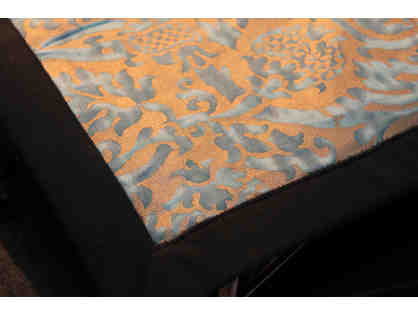 Hand-made Fortuny throw blanket from Italy