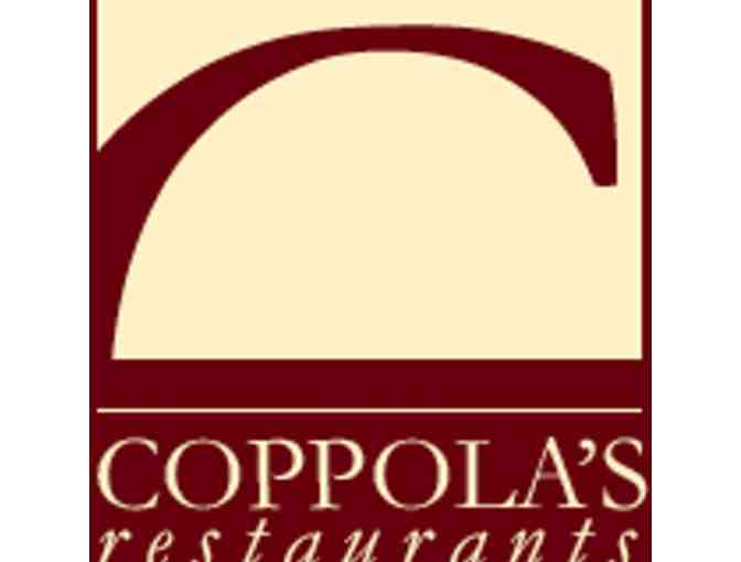 Dinner for two at Coppola's Italian Cuisine