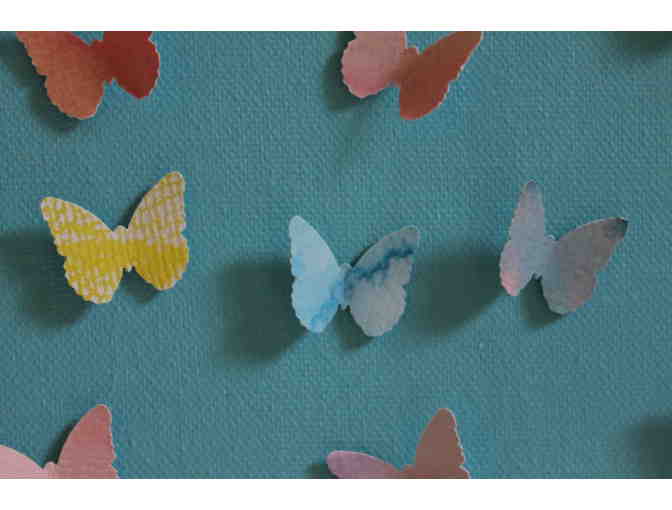 Hand Cut Butterfly Canvas 5PKFD Class Projects