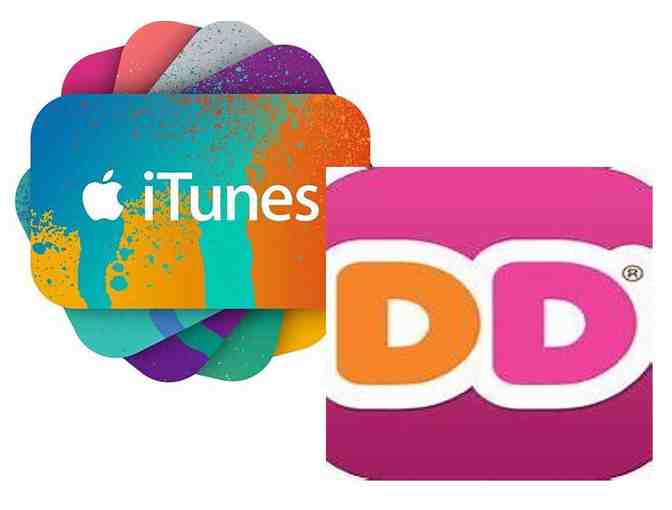 Dunkin Donuts &amp; iTunes Gift Card - Photo 1