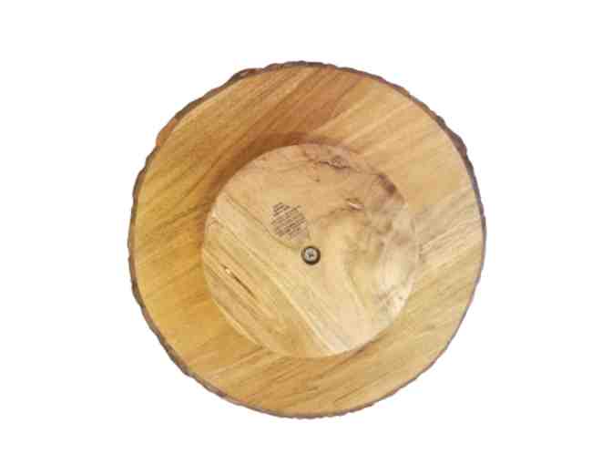 St. Mary's Engraved Wooden Lazy Susan and Wine