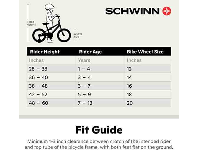 Schwinn 12'- 18' Bike