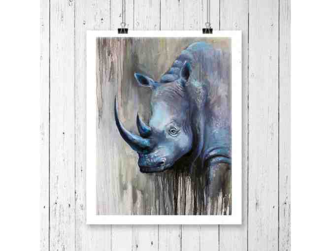African Animal Canvas Prints "Blue Ghost" Canvas Wall Art - Photo 1