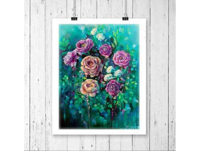 Floral Art Canvas Print "Dusk" Canvas Wall Art - Photo 1