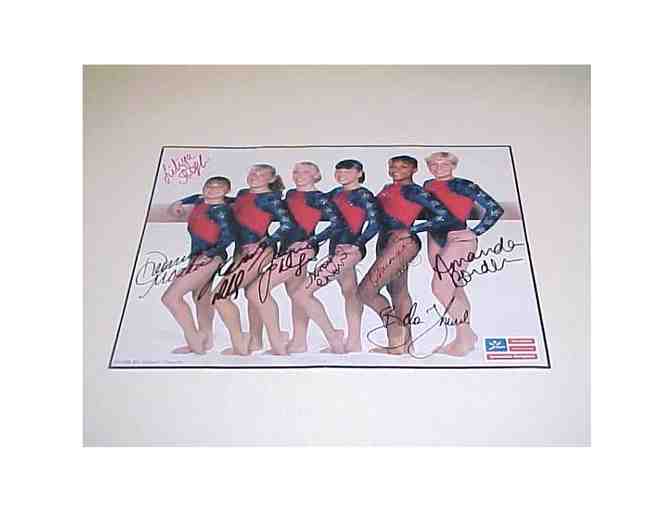 1996 USA Gymnastics Team Autographed Summer Olympics Photo - Photo 1