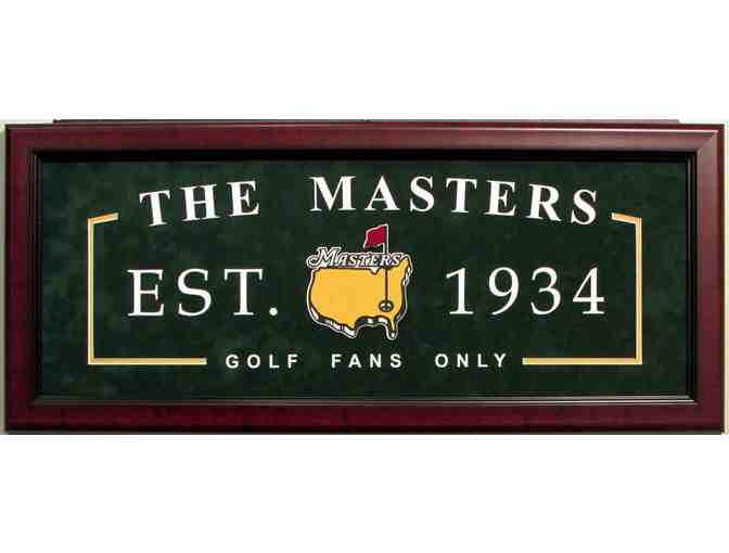 Masters Augusta Establishment Sign - Photo 1