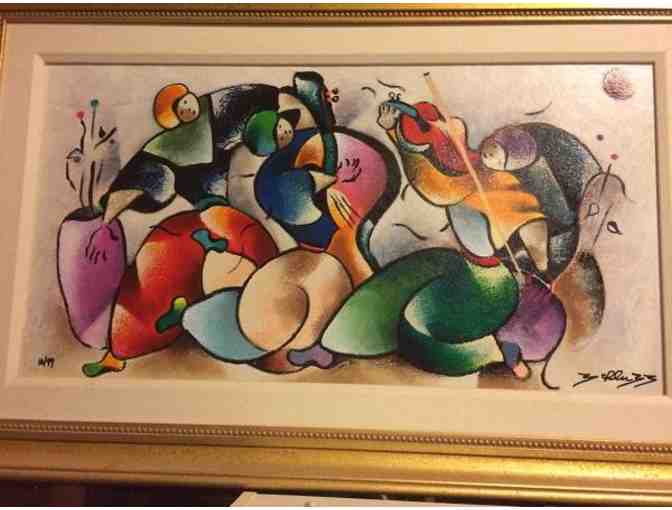 David Schluss Autographed Numbered Sonata Serigraph - Photo 1