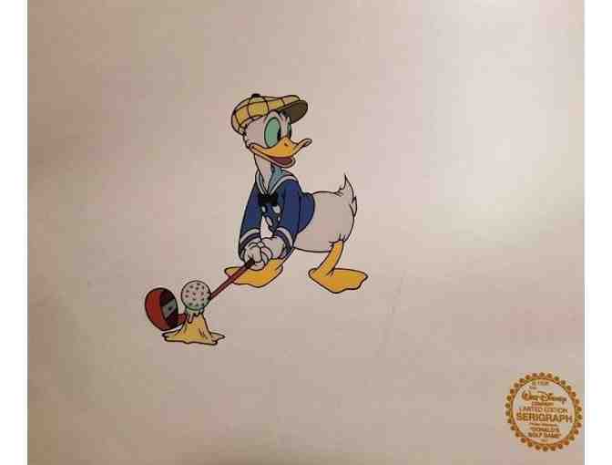 Donald Duck Limited Edition Golf Serigraph - Photo 1