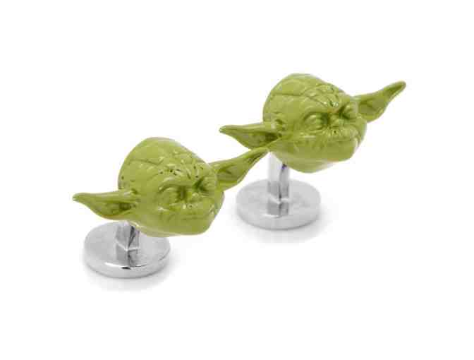 3D Green Yoda Head Cuff Links BY STAR WARS
