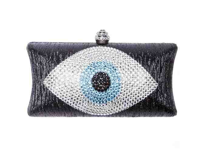 Evil Eye Clutch Black And Blue - Photo 1