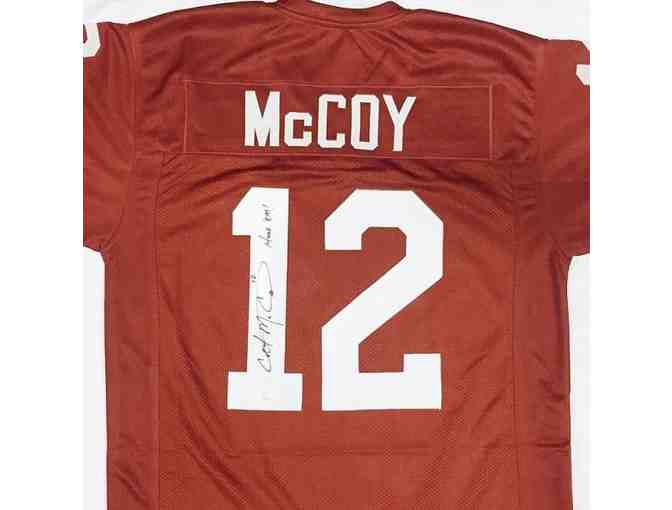 Colt McCoy Autographed Football Jersey - Photo 1