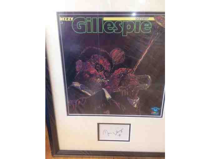 Dizzy Gillespie Autographed Display - Photo 1