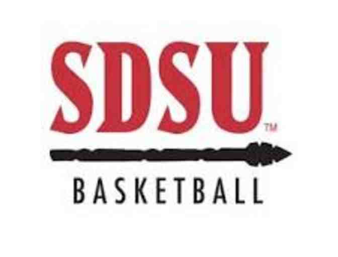 SDSU Basketball - Four (4) Half-Court Seats - Photo 1