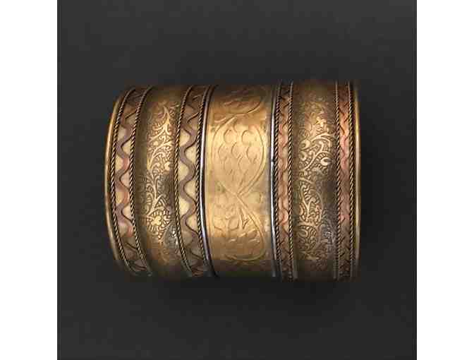 Large Ornate Cuff Bracelet