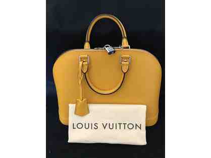 Louis Vuitton Alma MM "Mimosa" Handbag