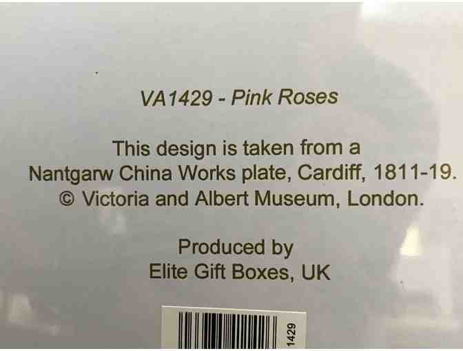20 Tin Picnic "Pink Rose" Plates from Yali Stonington - Photo 2