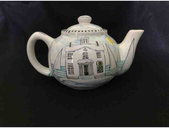 Stonington Teapot and Tea bag dishes by Susan Scala