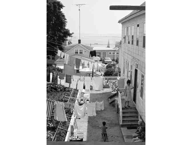 Darkroom Print of Rollie McKenna's 'Laundry Hung to Dry on Trumbull Street...'