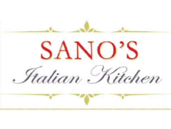 Dinner for two at Sano's Italian Kitchen