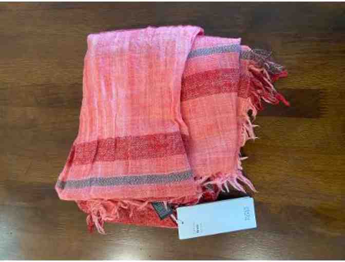 Eileen Fisher Red Scarf