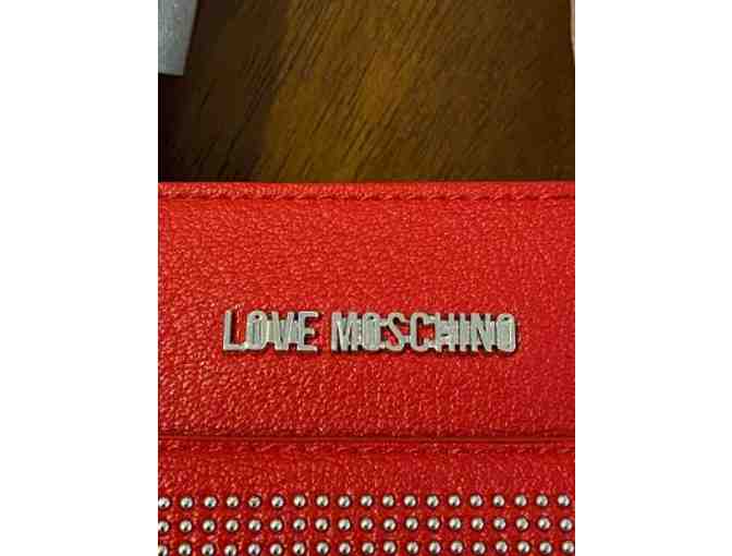 Moschino Red Tote with Hearts - Photo 2