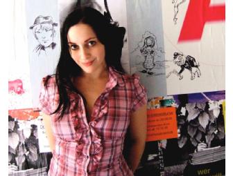 Limited Edition Art Monkey 9' x 20' Serigraph by Molly Crabapple
