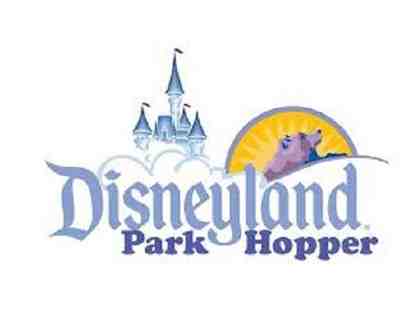 4 One Day Park Hopper Tickets to Disneyland Park and Disney California Adventure