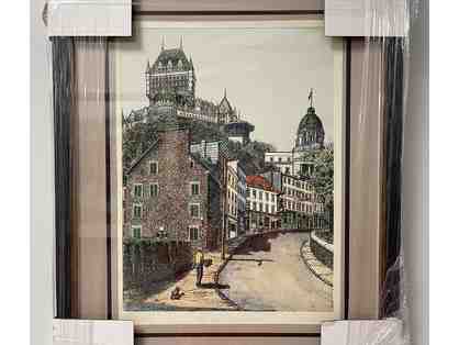 Framed Print of Cote de la montagne - Quebec City